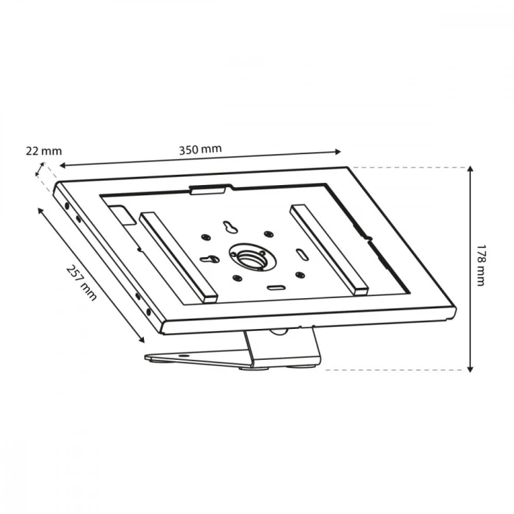 Maclean Uchwyt reklamowy do tabletu MC-956 B