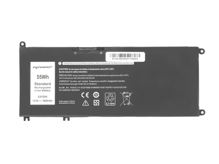 Movano Bateria 33YDH do Dell Inspiron 15 5587 7588 - 3600 mAh (55 Wh)