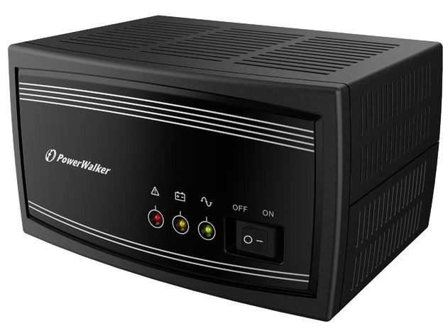PowerWalker Zasilacz INVERTER  650VA ŁADOWARKA 15A, CZYSTA FALA SINUSOIDALNA (BEZ AKUMULATORÓW)