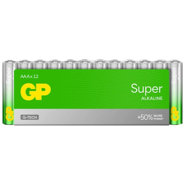 GP Battery Baterie alkaliczne LR03/AAA super alkaline shrink 12szt.