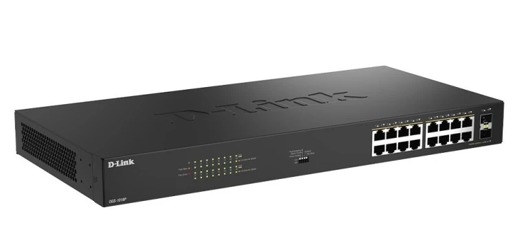 D-Link Przełącznik DGS-1018P/E