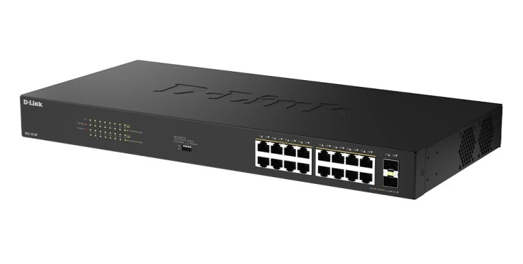 D-Link Przełącznik DGS-1018P/E