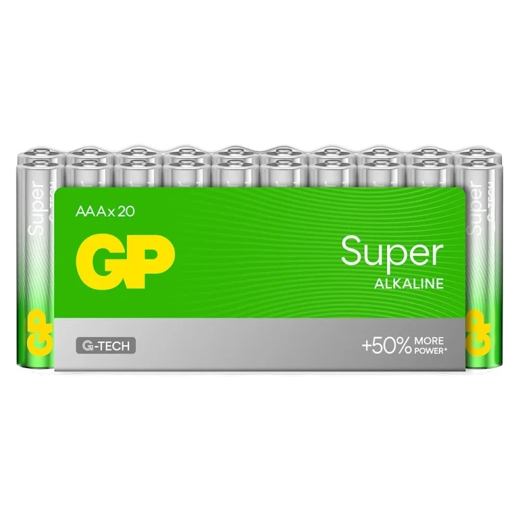 GP Battery Baterie alkaliczne LR03/AAA Super Alkaline - shrink 20 szt.
