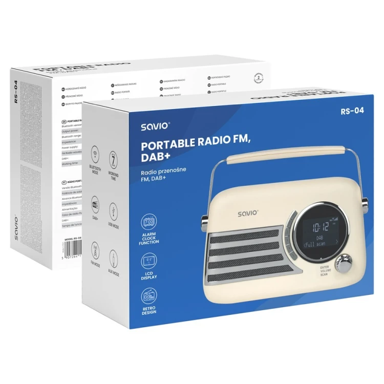 Savio Radio przenośne RS-04 DAB+