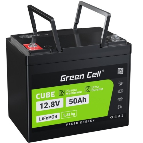 Green Cell Akumulator CUBE LiFePO4 50Ah 12V/12.8V 640Wh