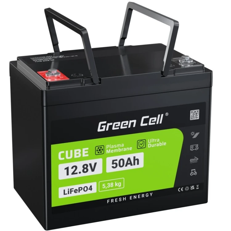 Green Cell Akumulator CUBE LiFePO4 50Ah 12V/12.8V 640Wh