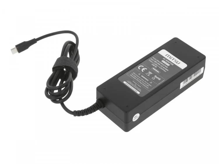 Mitsu Zasilacz ładowarka do laptopa 87W USB-C 5V-9V-12V-15V/3A, 20V/3.25A, 20.2V/4.3A PD