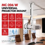 Maclean Uchwyt do projektora uniwersalny MC-206 W