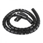 Maclean Oragnizator kabli, czarny MCTV-898 B