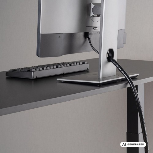 Maclean Oragnizator kabli, czarny MCTV-898 B