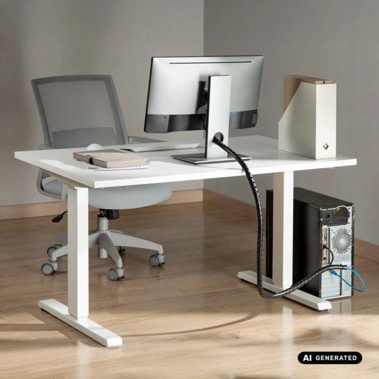 Maclean Organizator kabli czarny MCTV-899 B