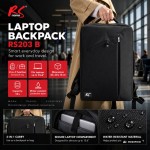 Maclean Plecak/torba na laptopa czarny, RS203 B