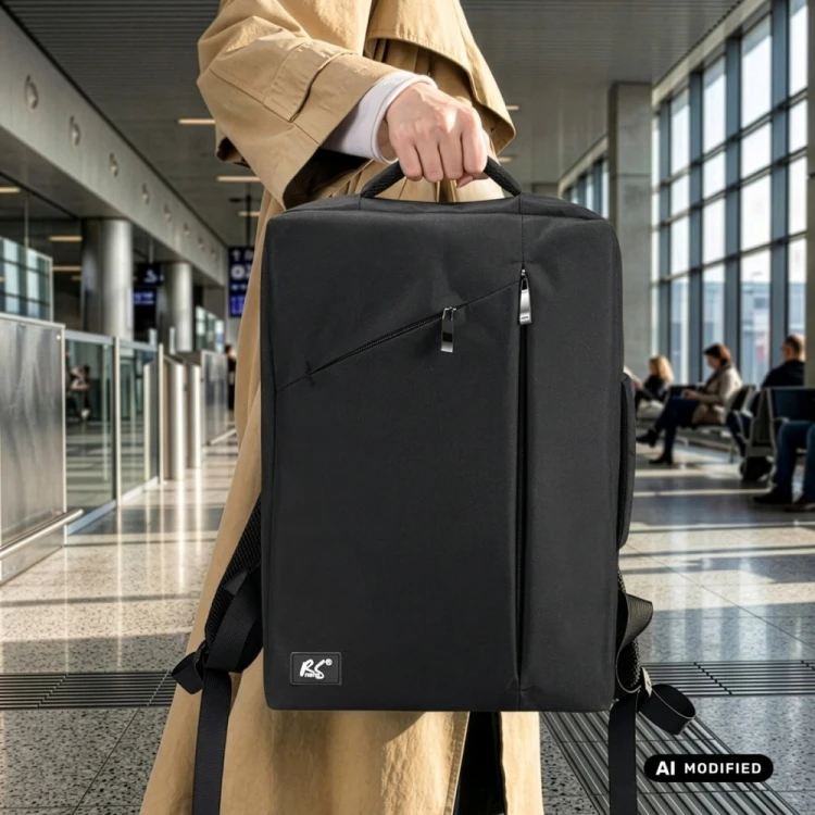Maclean Plecak/torba na laptopa czarny, RS203 B