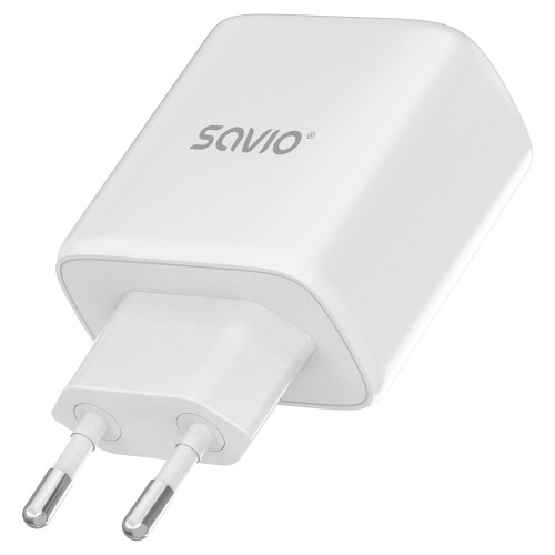 Savio Ładowarka sieciowa 20W Power Delivery 3.0, Biała LA-14