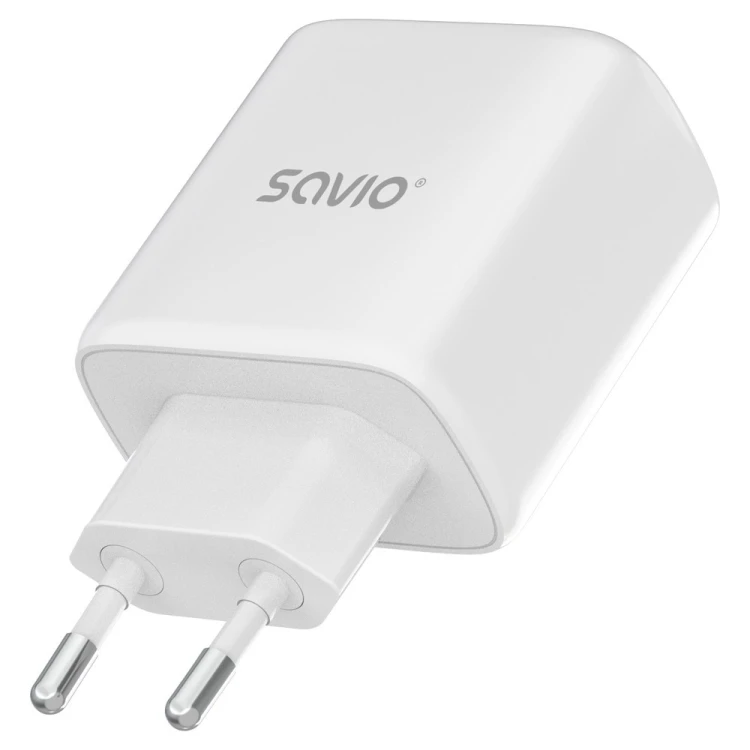 Savio Ładowarka sieciowa 20W Power Delivery 3.0, Biała LA-14