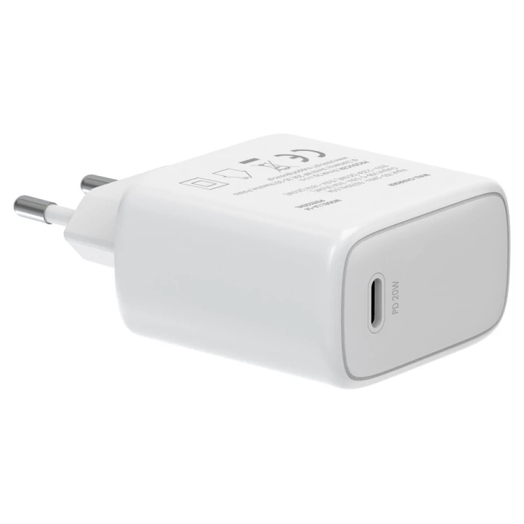 Savio Ładowarka sieciowa 20W Power Delivery 3.0, Biała LA-14