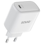 Savio Ładowarka sieciowa 20W Power Delivery 3.0, Biała LA-14