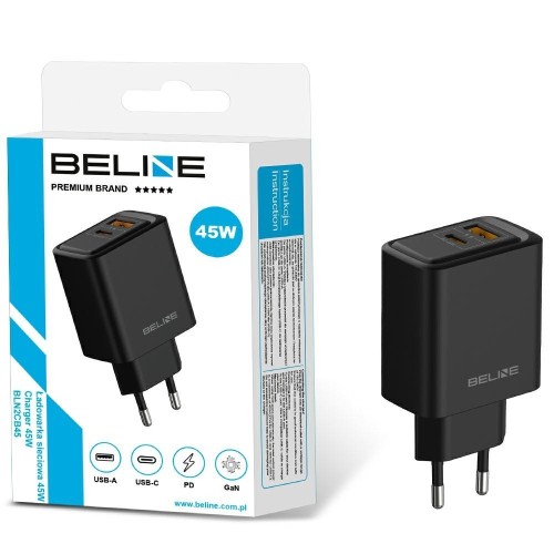 Beline Ładowarka sieciowa 45W USB-A/USB-C GaN PD