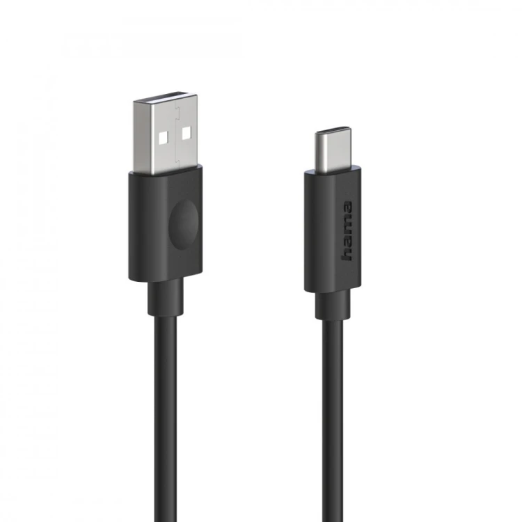 Hama Kabel usb-a usb-c entry level 60W 1,2m czarny