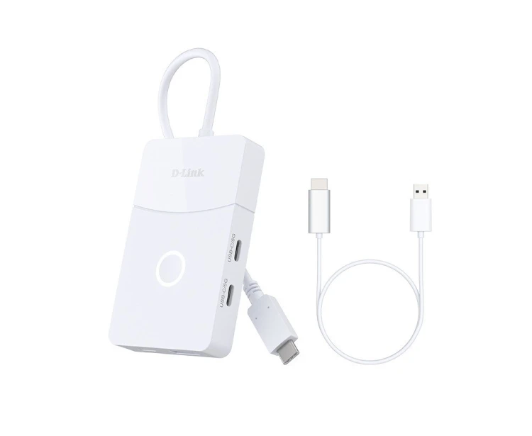 D-Link HUB USB-C 5-w-1 z bezprzewodowym HDMI DUP-501