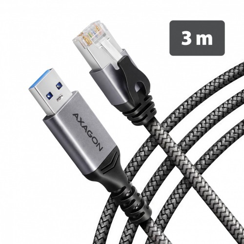 AXAGON ADE-AM30 USB-A Gigabit Ethernet adapter z zintegrowanym kablem sieciowym CAT6 RJ-45 3 m