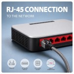 AXAGON ADE-AM30 USB-A Gigabit Ethernet adapter z zintegrowanym kablem sieciowym CAT6 RJ-45 3 m