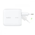 Belkin Ładowarka 100W GaN składana wtyczka 1xUSB-C