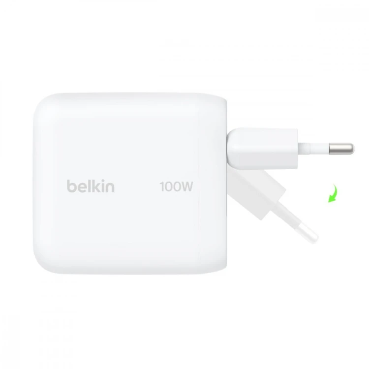 Belkin Ładowarka 100W GaN składana wtyczka 1xUSB-C