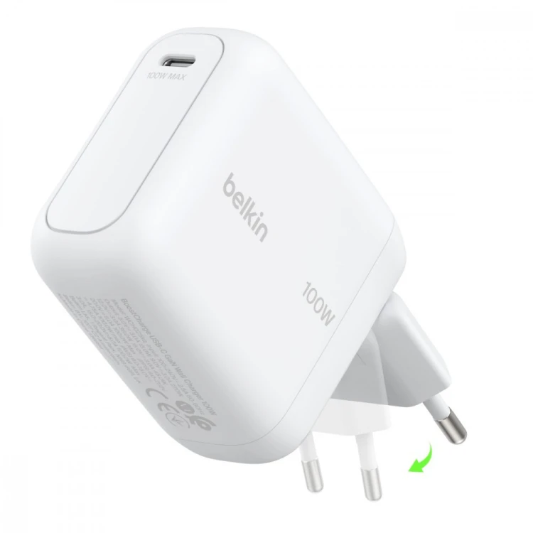 Belkin Ładowarka 100W GaN składana wtyczka 1xUSB-C