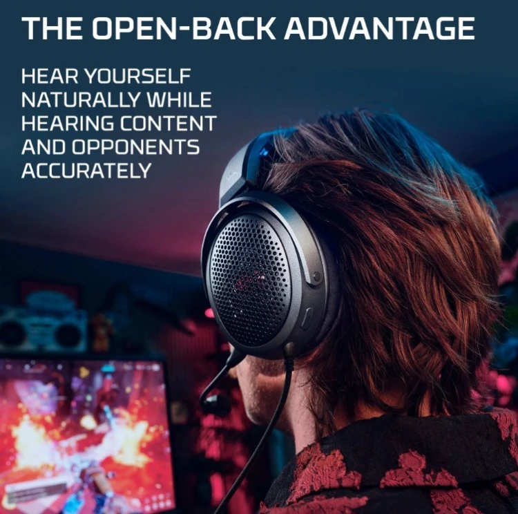 HyperX Słuchawki gamingowe Cloud Alpha Air Black Open-Back - D14ZCAA