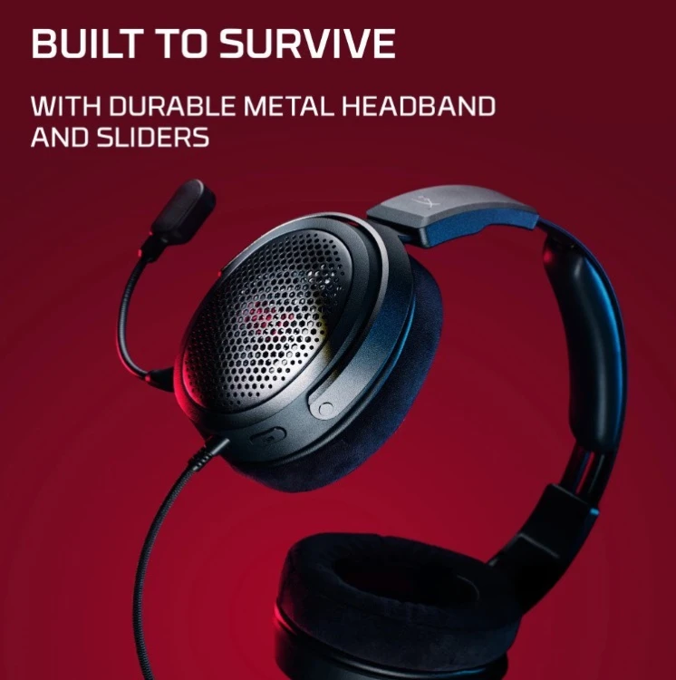 HyperX Słuchawki gamingowe Cloud Alpha Air Black Open-Back - D14ZCAA