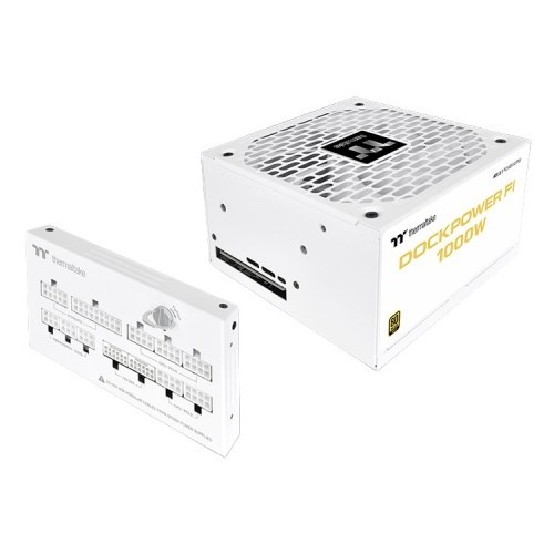 Thermaltake Zasilacz - Dockpower FI 1000W Gold modular ATX3.1 Gen5 Snow