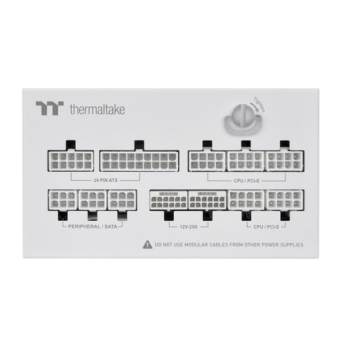 Thermaltake Zasilacz - Dockpower FI 1200W Gold modular ATX3.1 Gen5 Snow