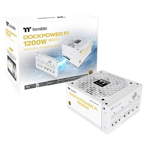 Thermaltake Zasilacz - Dockpower FI 1200W Gold modular ATX3.1 Gen5 Snow