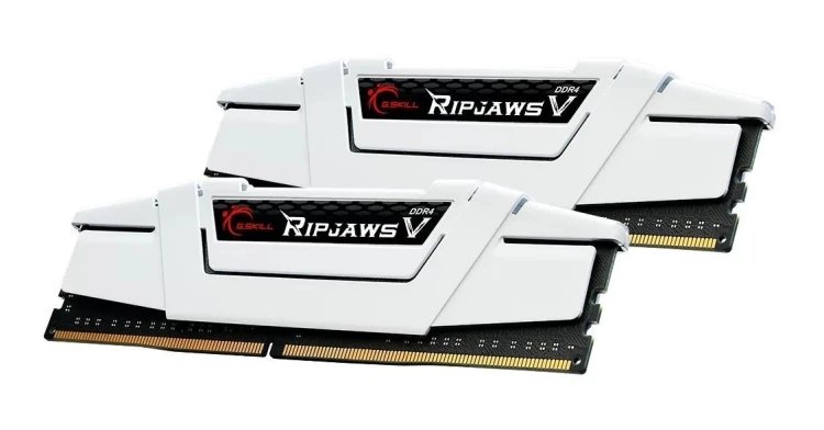 G.SKILL Pamięć PC - DDR4 32GB (2x16GB) RipjawsV 3200MHz CL16 XMP2 White