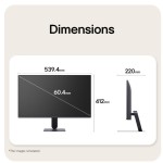 LG Electronics Monitor gamingowy 24G411B-B 23,8 cala IPS Ultragear