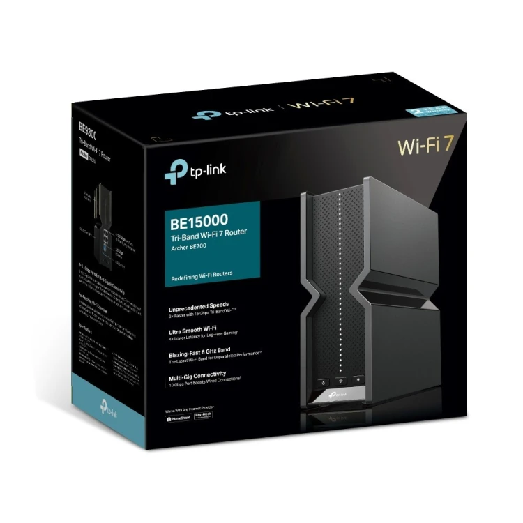 TP-LINK Router trzypasmowy Archer BE700 BE15000 Tri Band Wi-Fi 7