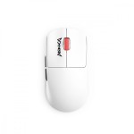 MONKA Mysz gamingowa PRIME bezprzewodowa biała DPI 26000