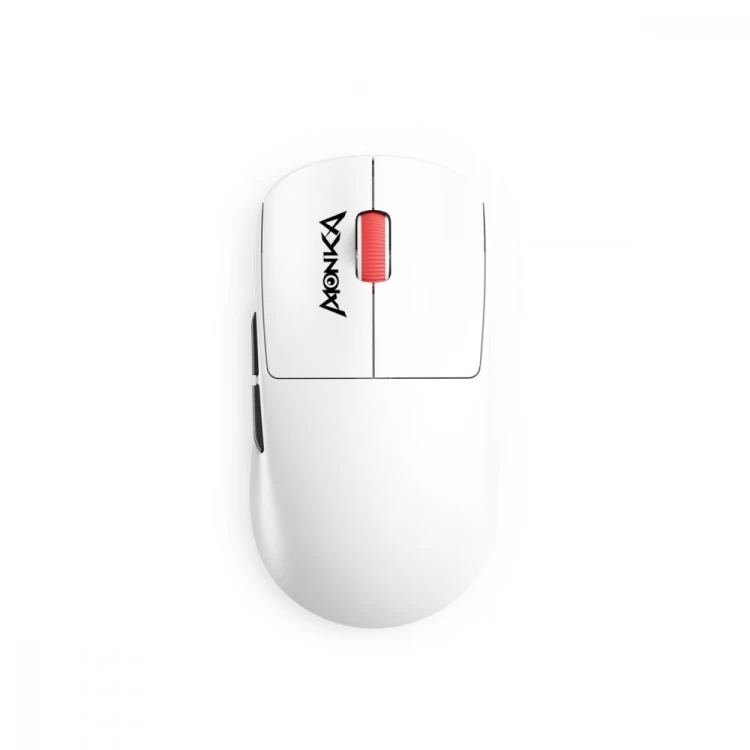 MONKA Mysz gamingowa PRIME bezprzewodowa biała DPI 26000