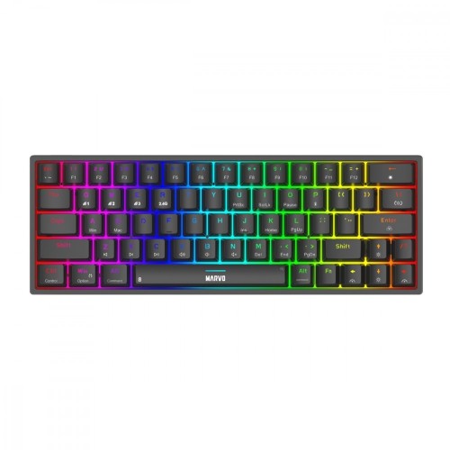 MARVO Klawiatura mechaniczna SHOGO 63W wireless czarna