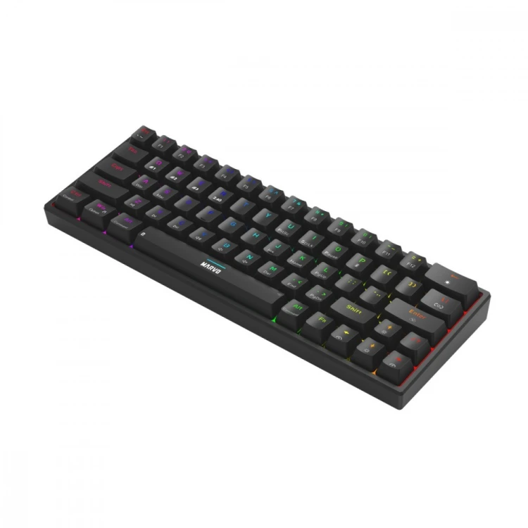 MARVO Klawiatura mechaniczna SHOGO 63W wireless czarna