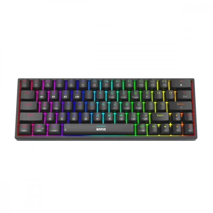 MARVO Klawiatura mechaniczna SHOGO 63W wireless czarna