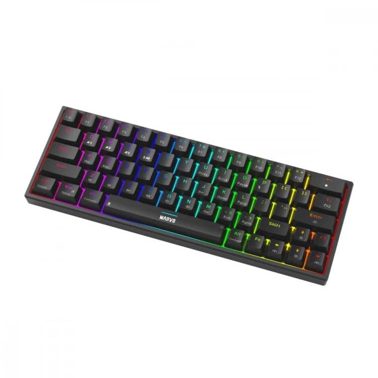 MARVO Klawiatura mechaniczna SHOGO 63W wireless czarna