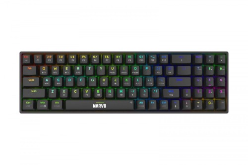 MARVO Klawiatura mechaniczna SHOGO 78W wireless czarna