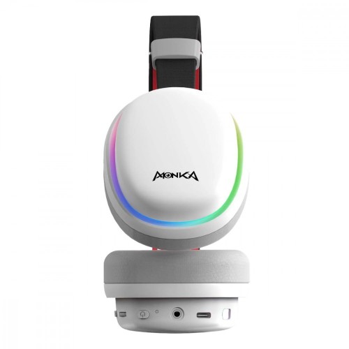 MONKA Słuchawki gamingowe ECHO bezprzewodowe BT 2.4G USB-C