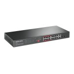 TP-LINK Przełącznik MS118CP 16-Port 10/100M + 2-Port G Rack Sw16PoE