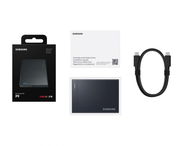 Samsung Dysk SSD Portable P9 2TB USB4.0 GEN 3x2 MU-PJ2T0G/WW