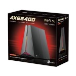 TP-LINK Router AXE5400 	Archer GXE75 Tri-Ban Wi-Fi 6E Gaming Router SPEED: 574 Mbps at 2.4 GHz + 2402 Mbps at 5 GHz + 2402 Mbps at 6 GHz          SPEC