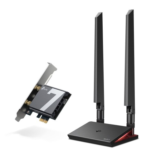 TP-LINK Karta sieciowa Archer TBE550E BE9300 Tri-Band Wi-Fi 7 Bluetooth PCI Express Adapter
