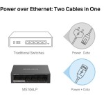 TP-LINK Przełącznik Mercusys 6-Port 10/100 Mbps Desktop Switch with  4-Port PoE+    PORT: 4× 10/100 Mbps PoE+ Ports, 2× 10/100 Mbps Non-PoE Ports MS10